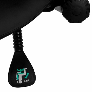 Taboret kosmetyczny 1004 Giovanni złoto czarny  (147848)