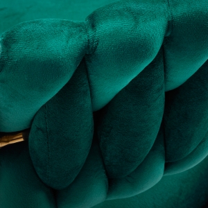 4Rico krzesło obrotowe QS-GW01G aksamit zielone (148129)