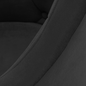 4Rico fotel obrotowy QS-BL14G aksamit czarny (148148)