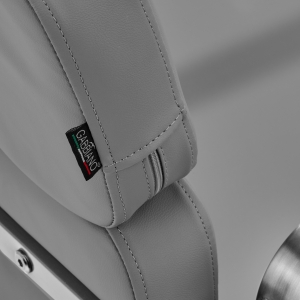 Gabbiano fotel fryzjerski Porto srebrno Szary