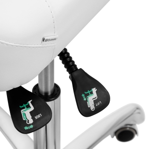 Taboret podologiczny 1005 Giovanni biały (150909)