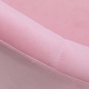 4Rico fotel obrotowy QS-BL12B aksamit różowe  (150125)