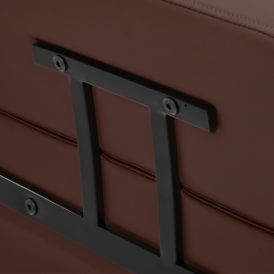 Gabbiano fotel fryzjerski Porto czarno Czekoladowy (154172)