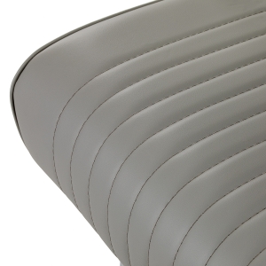 Gabbiano fotel barberski Visionerio szary chrom rama  (155246)