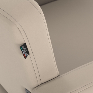 Gabbiano fotel fryzjerski Vitoria szarobeżowy (154195)