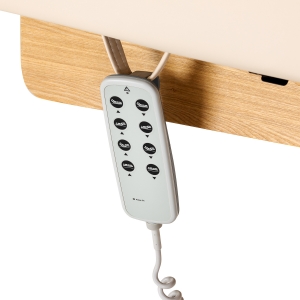 Leżanka SPA Sillon Siesta kremowa z jasnobrązową podstawą (154684)