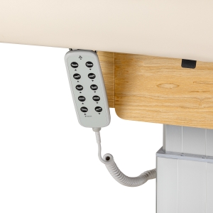 Leżanka SPA Sillon Comfort kremowa z jasnobrązową podstawą (154687)