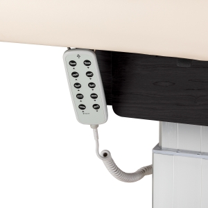 Leżanka SPA Sillon Comfort kremowa z czarną podstawą (154688)