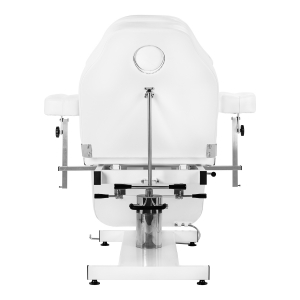 Fotel kosmetyczny hydrauliczny Sillon A 210DH z kołyską biały  (154692)