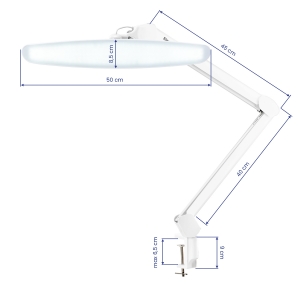 Lampa warsztatowa Elegante LED biała (155853)