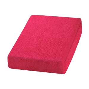 Prześcieradło frotte fuksja (142980)