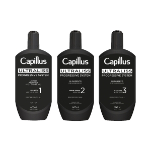 Capillus ultraliss nanoplastia, zestaw do zabiegu nanoplastii, 3x400 ml (142878)