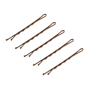 Wsuwki fryzjerskie do włosów 120 szt. E-57 5,6 cm złote (137383)
