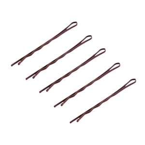 Wsuwki fryzjerskie do włosów E-58 120 szt 5,6 cm miedziany (137384)
