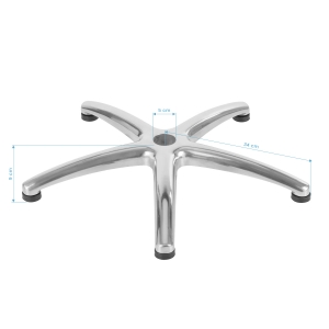 Podstawa do fotela fryzjerskiego krzyżak L008 (142927)