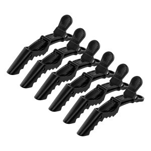 Klamry fryzjerskie do włosów krokodylki E-06 6 szt. (137379)