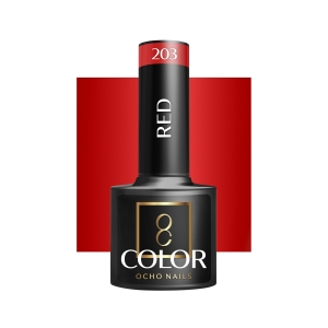 OCHO NAILS Lakier hybrydowy red 203 -5 g (147369)