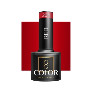 OCHO NAILS Lakier hybrydowy red 204 -5 g (147370)