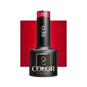 OCHO NAILS Lakier hybrydowy red 205 -5 g (147371)