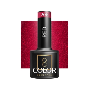 OCHO NAILS Lakier hybrydowy red 206 -5 g (147372)