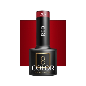 OCHO NAILS Lakier hybrydowy red 207 -5 g  (147373)
