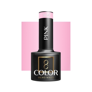 OCHO NAILS Lakier hybrydowy pink 304 -5 g (147381)