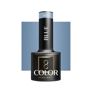 OCHO NAILS Lakier hybrydowy blue 504 -5 g (147413)