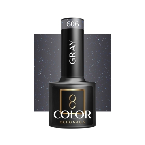 OCHO NAILS Lakier hybrydowy gray 606 -5 g (147427)