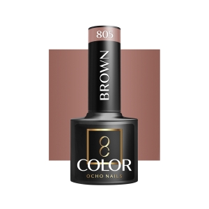 OCHO NAILS Lakier hybrydowy brown 805 -5 g (147444)