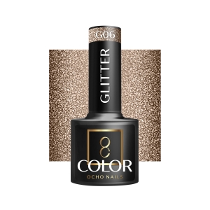 OCHO NAILS Lakier hybrydowy glitter G06 -5 g (147465)