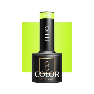OCHO NAILS Lakier hybrydowy fluo F01 -5 g (147471)