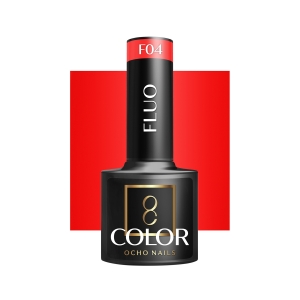 OCHO NAILS Lakier hybrydowy fluo F04 -5 g  (147474)