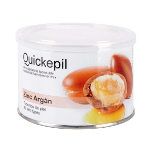Quickepil wosk do depilacji puszka cynk-argan 400 ml  (147794)
