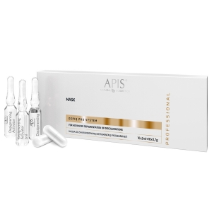APIS DEPIQ PRO SYSTEM Maska do zaawansowanej depigmentacji przebarwień, 10x3ml + 10x0,7g (149601)