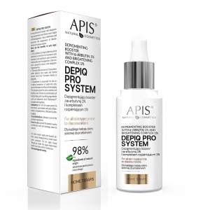APIS DEPIQ PRO SYSTEM Depigmentujący booster z α-arbutyną 1% i kompleksem rozjaśniającym 1% 30 ml (149602)