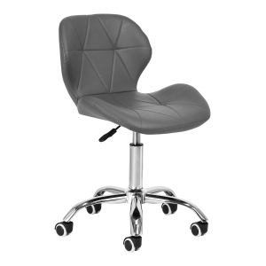 Taboret kosmetyczny QS-06 szary (149661)