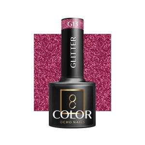 OCHO NAILS Lakier hybrydowy glitter G13 -5 g (150671)