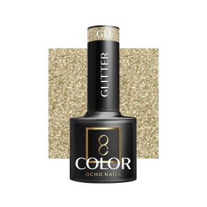 OCHO NAILS Lakier hybrydowy glitter G12 -5 g (150672)