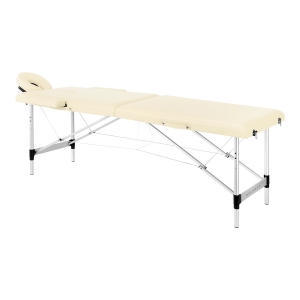 Balance stół składany do masażu aluminiowy 2 segmentowe cream (155270)