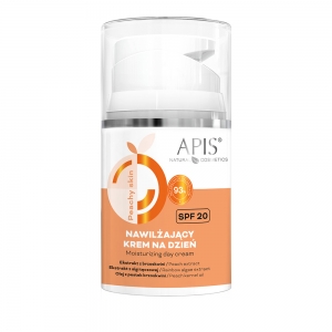 Apis PEACHY SKIN Nawilżający krem na dzień SPF 20 50 ml  (155687)