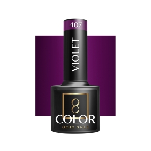 OCHO NAILS Lakier hybrydowy violet 407 -5 g (147405)