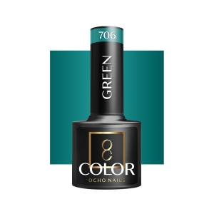 OCHO NAILS Lakier hybrydowy green 706 -5 g (147434)
