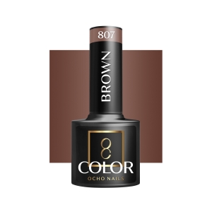 OCHO NAILS Lakier hybrydowy brown 807 -5 g (147446)