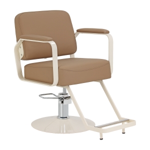ACTIVESHOP Fotel fryzjerski Omega Aurora jasnobrązowy  (154505)