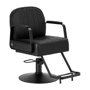 ACTIVESHOP Fotel fryzjerski Omega Luna czarny  (154515)