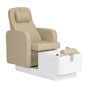 ACTIVESHOP Fotel kosmetyczny SPA do pedicure Sillon Elysia beżowy  (155538)