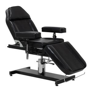 ACTIVESHOP Fotel do tatuażu Pro Ink 210DH z kołyską czarny  (151016)