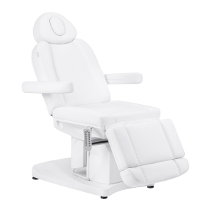 ACTIVESHOP Fotel kosmetyczny elektryczny Azzurro 708A 4 silniki super biały (154882)