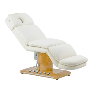 Fotel kosmetyczny elektryczny Sillon Cloud 3 silniki kremowy (154562)