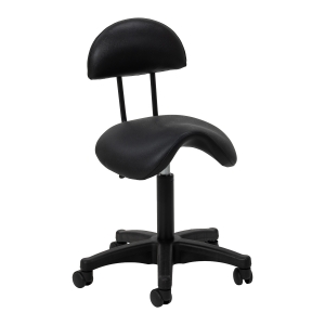 Taboret kosmetyczny 6001B czarny (155811)
